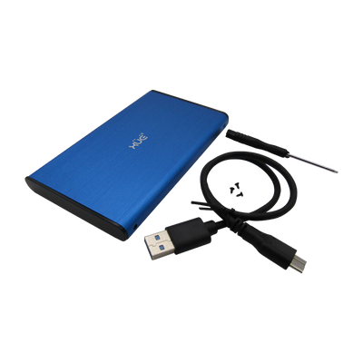 CAJA 2,5 SATA USB 3.0 Externa para Disco Duro y SSD Azul XUE®