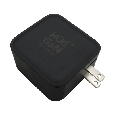 Cargador de corriente XUE® para portátil Type C GaN 20V-3.25A 15V/12V/9V/5V--3A 65W Negro / USB-C (Wall)
