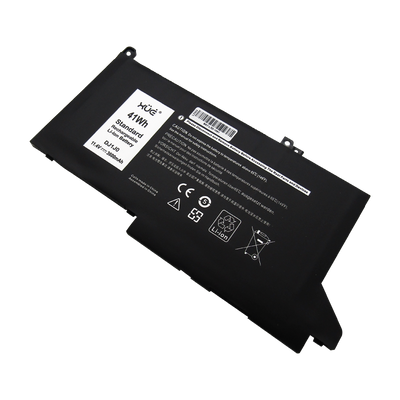 Batería XUE® para portátil DELL Latitude E7280 E7480 11.4V-3600MAH 41WH 3-CELLS CI5-7 DJ1J0 (CORTA)