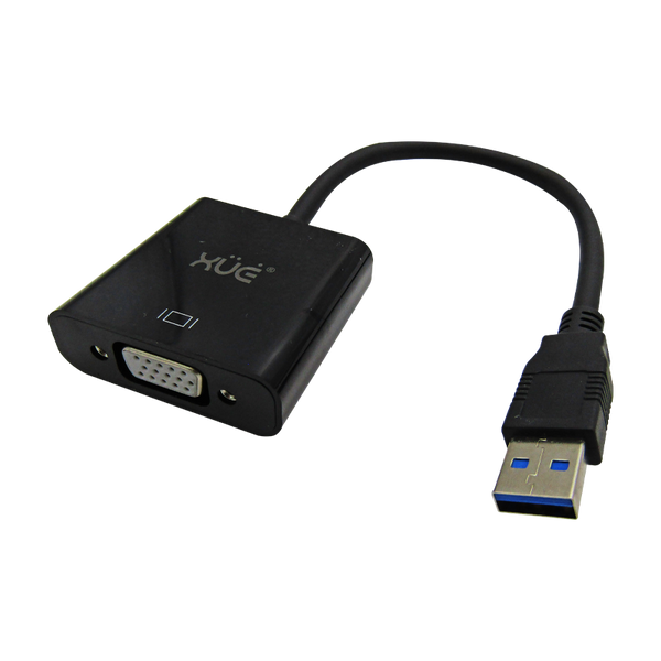 Convertidor USB a VGA resolución 1920 1080p marca XUE