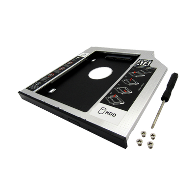 Caddy 9.5MM DVD+RW para Disco Duro 2.5" SATA (enclosure)