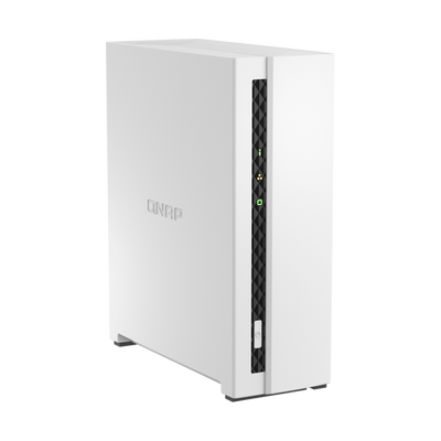 NAS torre 1-BAY QNAP TS-133 CPU ARM 4-CORE CORTEX A55 1.8GHZ RAM 2GB MAX 1XGbE (RJ45)