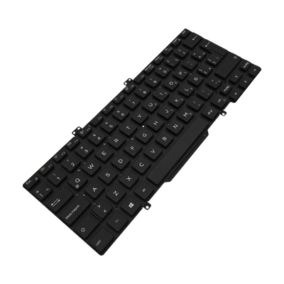 Teclado para portátil DELL LAT 7400 3400 5400 7410 V5H1J i5-8 Sin Marco, Idioma Español, Color Negro LA 0NXW9P (ORG)