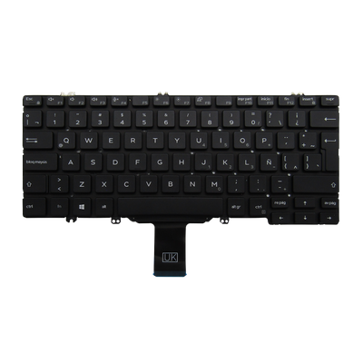 Teclado para portátil DELL Latitude 5300 7300 01VY95 i5-8 SIN MARCO ESPAÑOL NEGRO SP/LA (ORG)