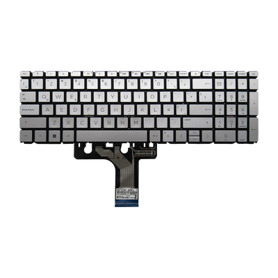 Teclado para portátil HP 15S-ER 15-ER 15-EG 17-CN 17-CP 15-EH  SIN MARCO PLATEADO ESPAÑOL