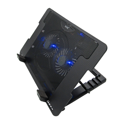 Base Disipadora de calor tipo Stand 2-VENT 4-POSIC 2XUSB NEGRA XUE® CS2V