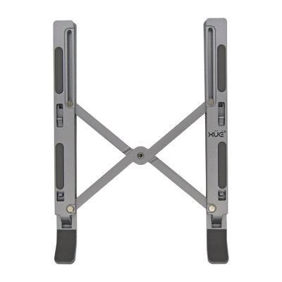 Base portable de aluminio tipo stand de 6-posiciones, para laptops hasta 15.6", plateada XUE® N3
