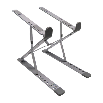 Base portable de aluminio tipo stand de 7-posiciones Hasta 15.6-PULG, Color Plateado, marca XUE® ZX