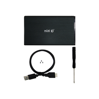 CAJA 2,5" SATA USB 3.0 Externa para Disco Duro y SSD Negra