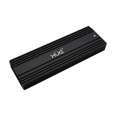 CAJA PCI-E NVME USB-C EXT SSD NVME KEY M & MSATA B+M KEY NEGRO 20Gbps XUE®