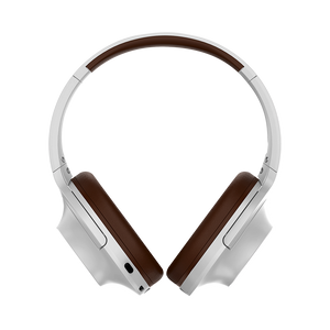 Diadema XUE® con conector 3.5mm y micrófono incorporado modelo X235, color blanco