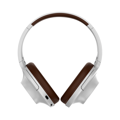 Diadema XUE® con conector 3.5mm y micrófono incorporado modelo X235, color blanco