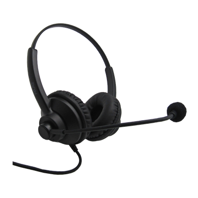 Diadema USB-A XUE® S2 Binaural, Metálica con Mic/Mute Button/Control en Cable 2M, color Negra