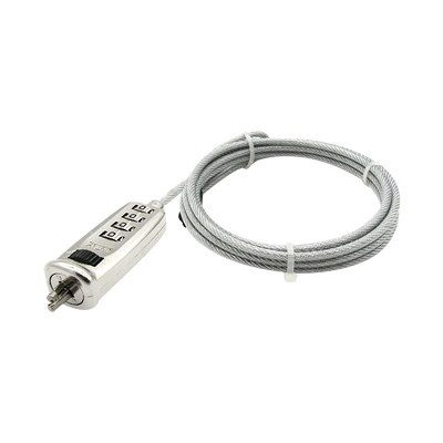 Guaya de seguridad para portátil con clave de 4-Digitos 1.7MTS 5MM Slot Minisaver marca XUE®