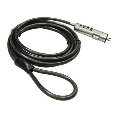 Guaya de Seguridad para Laptop 4-DIGITOS 2.0MT/4.2MM NOBLE WEDGE (CLAVE) XUE®