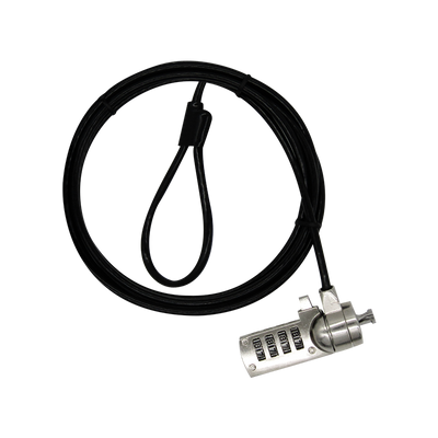Guaya de seguridad para portátil de 4-Dígitos 1.8M 3.5MM SLOT STD XUE® (CLAVE)