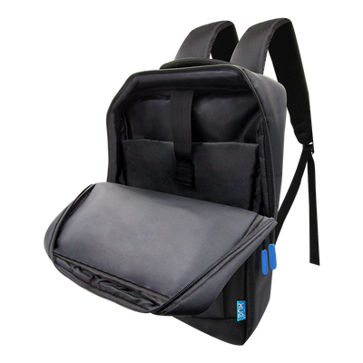 Morral Backpack para laptop hasta 15.6 Nylon negro XUE®