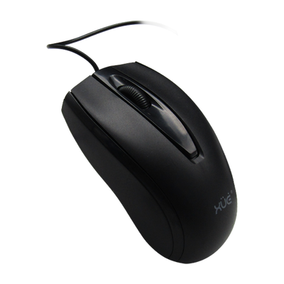 Mouse Óptico USB XUE PRO M400 1200 DPI Negro para Oficina