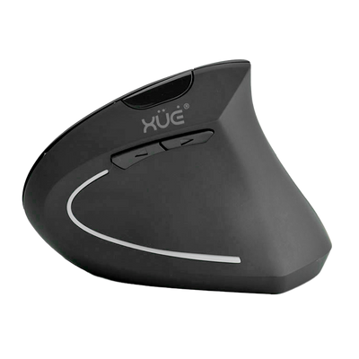 Mouse inalámbrico Silencioso Wireless 1600dpi 6-BOT 2.4GHZ + BT , BATT 500mAh, USB-C, NEGRO, V500 XUE®