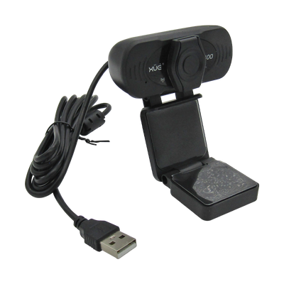 Cámara Webcam USB 2.0 HD 1080P 1920x1080, Mic Digital, color Negro XUE® C400