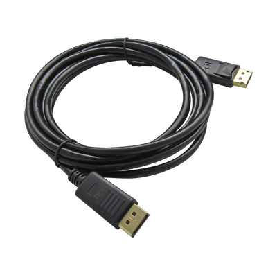 Convertidor Displayport a Displayport 3M V1.2 4K/60HZ AWG30 FULL COPPER, color Negro, marca XUE®