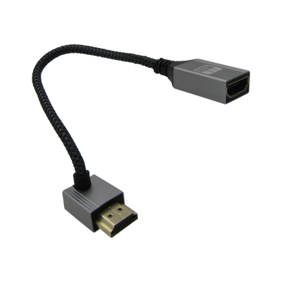 Extensor HDMI 4K/60HZ 90° 15CM, color Negro, marca XUE®