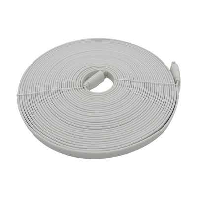 Cable HDMI V2.0 PLANO 2160P 4K/60HZ 15M ARC 18Gbps Macho a HDMI Macho 19+1, color Blanco, marca XUE®