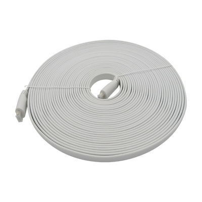 Cable HDMI V2.0 PLANO 2160P 4K/60HZ 15M ARC 18Gbps Macho a HDMI Macho 19+1, color Blanco, marca XUE®