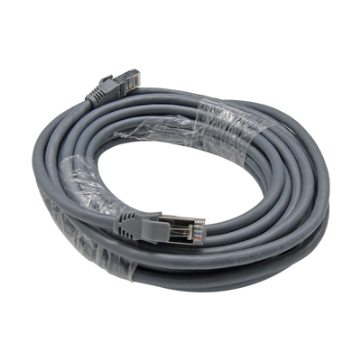 Cable Patchcord UTP CAT6A 10M 26AWG 10GBPS, Full Copper UL758/2835, marca XUE®, color Gray