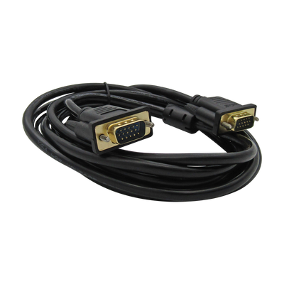 Cable VGA 3M HDB15 Macho a HDB15 Macho 15-Pines (3+4) 30AWG CU OD:6.0mm c/filtros XUE®