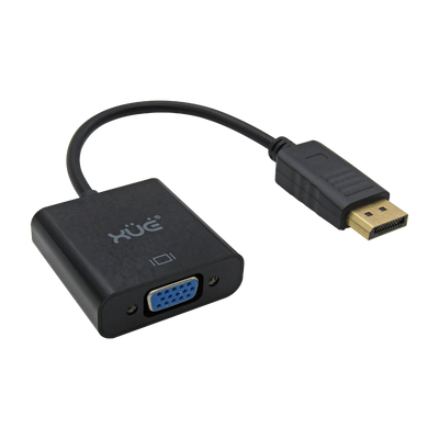 Convertidor Displayport a VGA (Negro) marca XUE®