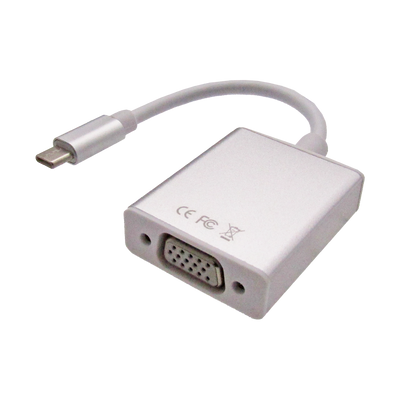 Convertidor USB-C a VGA FHD 1080P (PC y Mac), Marca XUE®