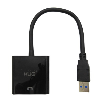 Convertidor USB 3.0 a VGA resolución 1920 * 1080p marca XUE®