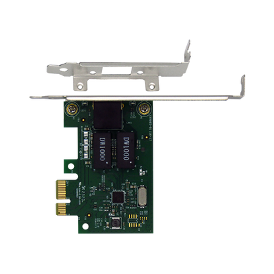 Tarjeta de Red PCIe 10/100/1000 RJ45 (Chip Realtek 8111F) con bracket Low Profile, marca XUE®