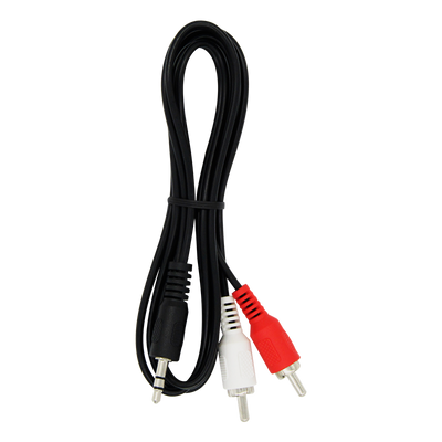 Convertidor Plug 3.5mm Macho a 2 RCA Macho Audio Stereo 1mt marca XUE®