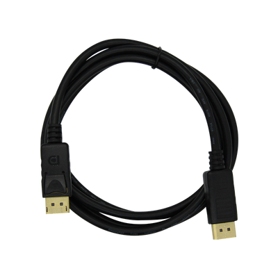 Convertidor Displayport a Displayport 1.8m v1.2 4K AWG32 (Negro) marca XUE®