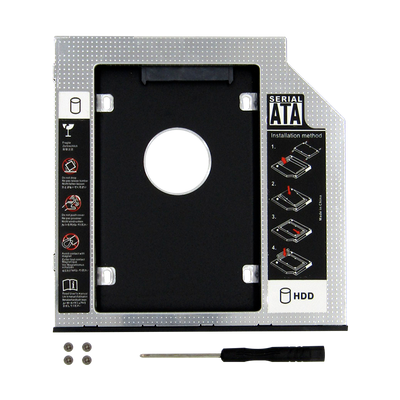 Caddy 9.5MM DVD+RW para Disco Duro 2.5" SATA (enclosure)