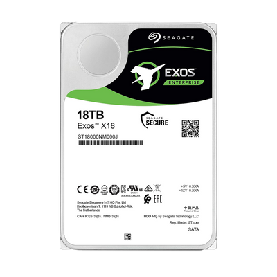 Disco Duro ENTERPRISE SATA 3.5 18TB 7200RPM 256MB SEAGATE EXOS X18 ST18000NM000J