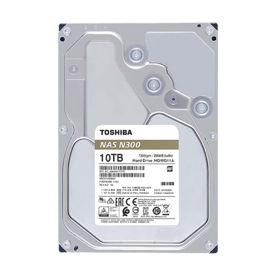 Disco Duro NAS SATA 3.5 10TB 7200RPM 256MB TOSHIBA N300 HDWG11AXZSTA