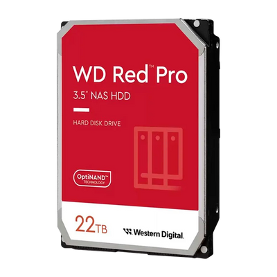 DISCO DURO NAS SATA 3.5" 22TB 7200RPM 512MB WD RED PRO WD221KFGX