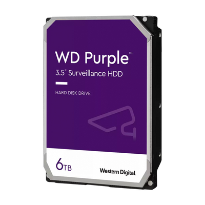 Disco Duro NAS SATA 3.5" 6TB 5640RPM 256MB WD PURPLE WD64PURZ