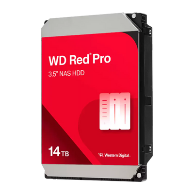 DISCO DURO NAS SATA 3.5" 14TB 7200RPM 512MB WD RED PRO WD142KFGX