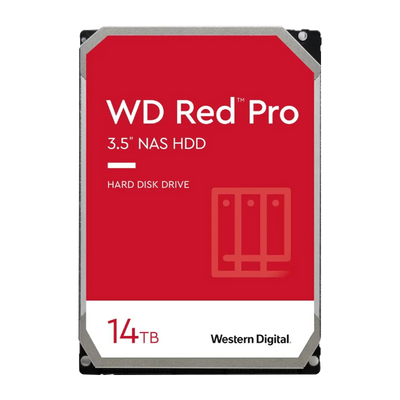 DISCO DURO NAS SATA 3.5" 14TB 7200RPM 512MB WD RED PRO WD142KFGX