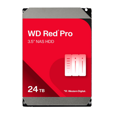 DISCO DURO NAS SATA 3.5" 24TB 7200RPM 512MB WD RED PRO WD240KFGX