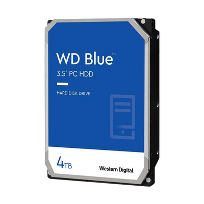 Disco duro para Desktop SATA 3.5 4TB 5400RPM 256MB PC WD Blue WD40EZAZ