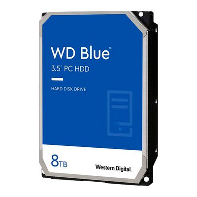 DISCO DURO SATA 3.5 8TB 5640RPM 128MB PC WD BLUE WD80EAAZ