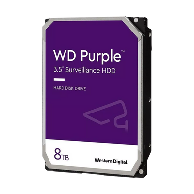 Disco Duro para Videovigilancia SATA 3.5 8TB 5640RPM 128MB WD PURPLE WD84PURZ