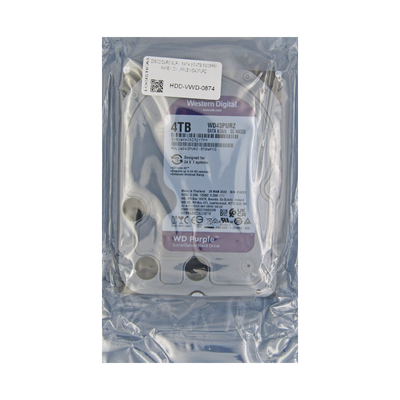 Disco Duro SURV. SATA 3.5 4TB 5400RPM 64MB WD PURPLE WD43PURZ