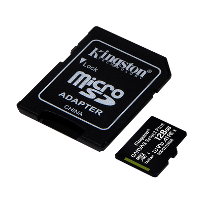 Memoria Micro SD 128GB Class 10 Kingston SDCS2/128GB con Adaptador