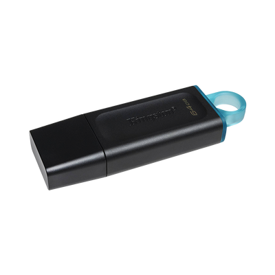 Memoria USB 3.2 64GB Kingston EXODIA negra con tapa DTX/64GB